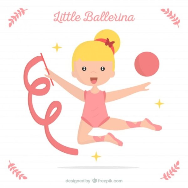 Маленькие гимнастки рисунки