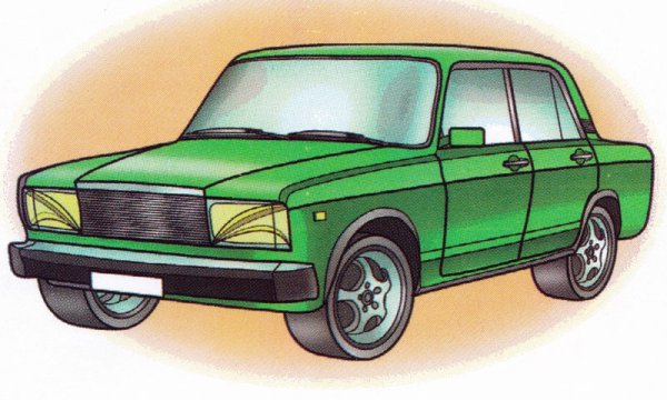 ВАЗ 2101 белый спереди