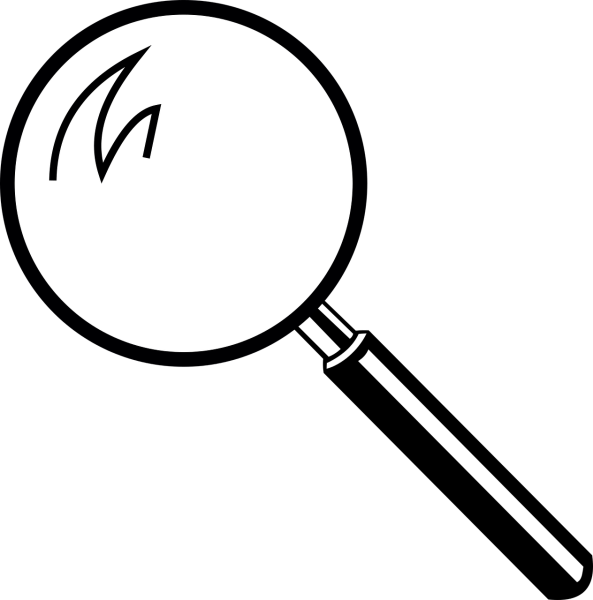 Лупа рисунок