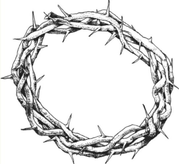 Терновый венец Иисуса тату