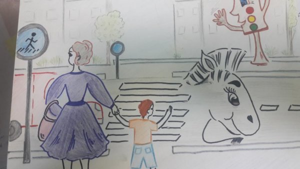 Рисунок на тему Берегись автомобиля