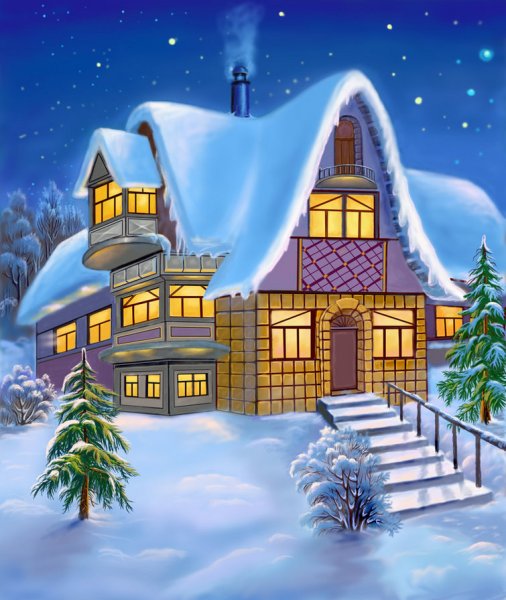 Художник Виктор Захарович Цыганов зимнее