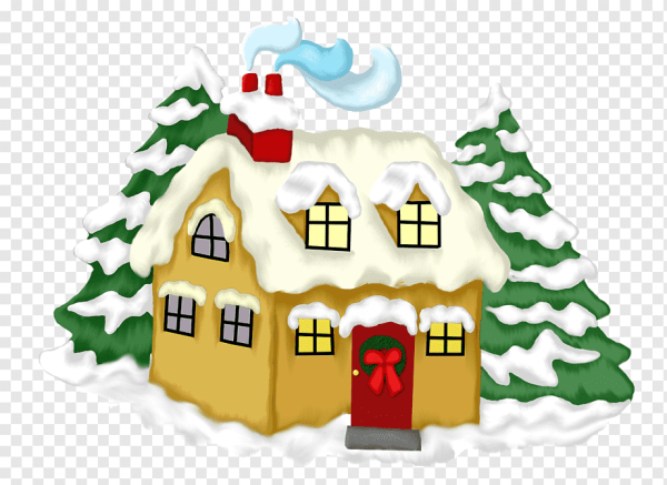 Зимний домик для детей