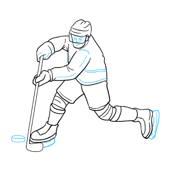 Хоккей рисунок