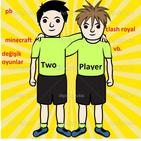 Рисовать два друга