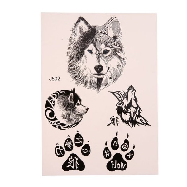 Переводные Татуировки черно белые