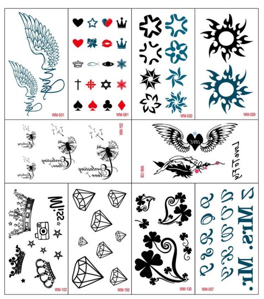 Переводилки черно белые