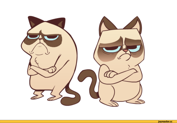 Недовольная мультяшка