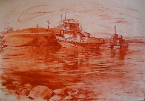 Графика сангина