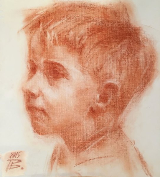 Сепия техника рисования