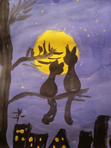 Нарисовать вечер