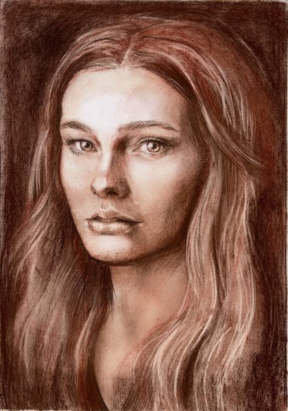 Рисование сангиной с детьми