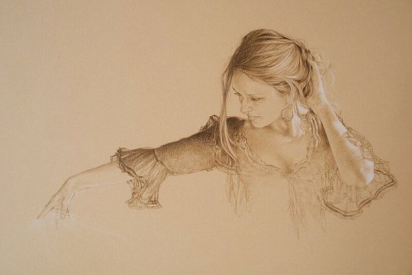 Леонардо да Винчи рисунки сангиной