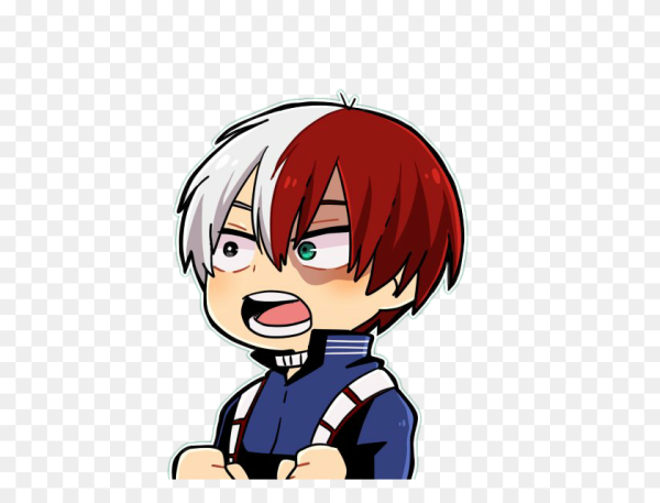 Шото Тодороки наклейки