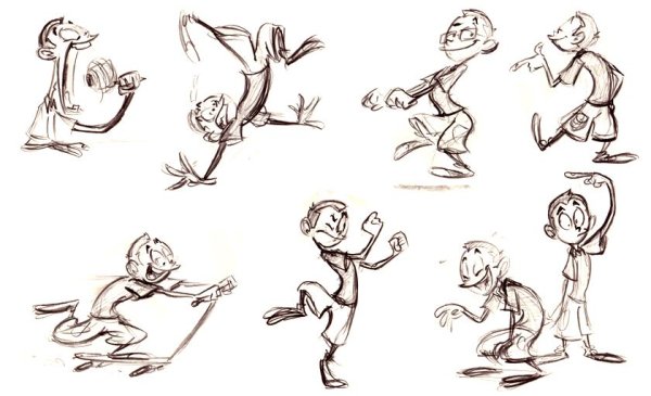 Разработка персонажа мультипликация