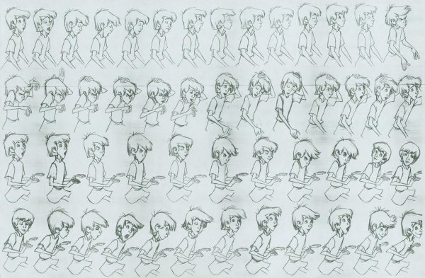 Референсы для анимации персонажей