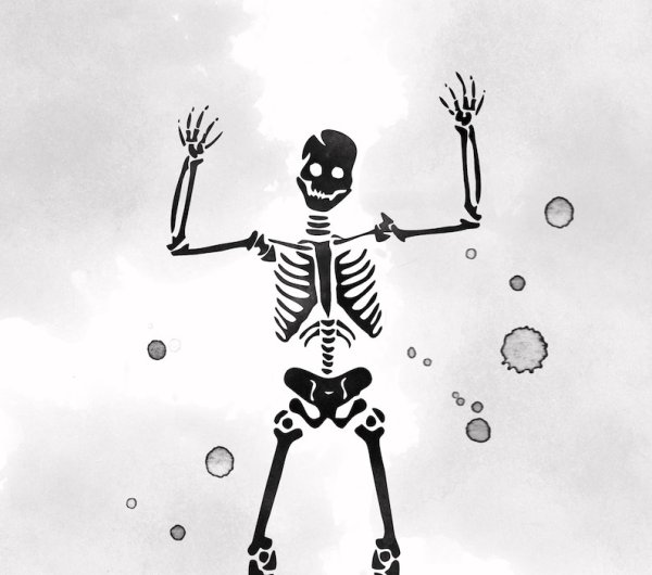 Скелет контур