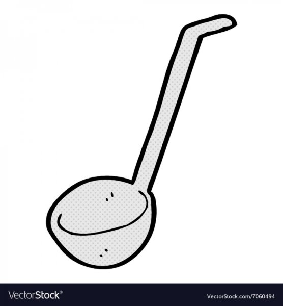 Поварешка раскраска для детей