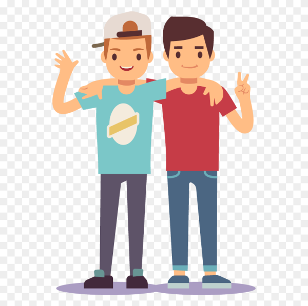 Два мультяшных мальчика