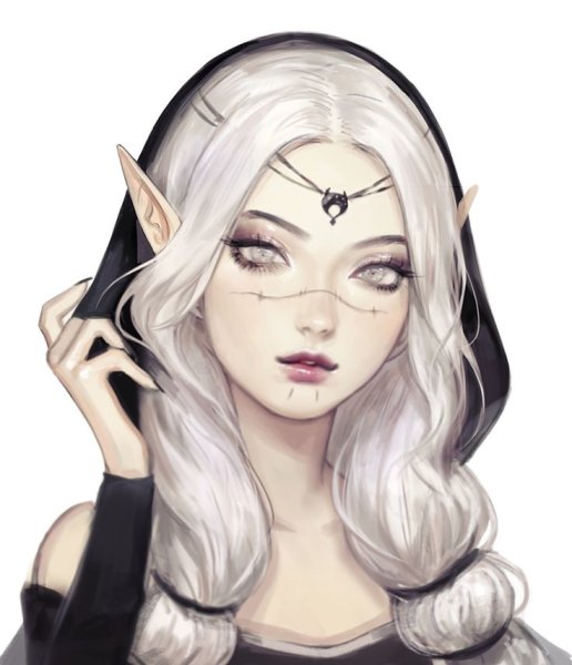 Эльфийки для рисования