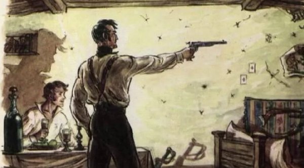 Повести Белкина выстрел иллюстрации