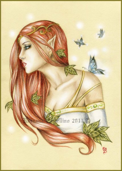 Эльф рисунок