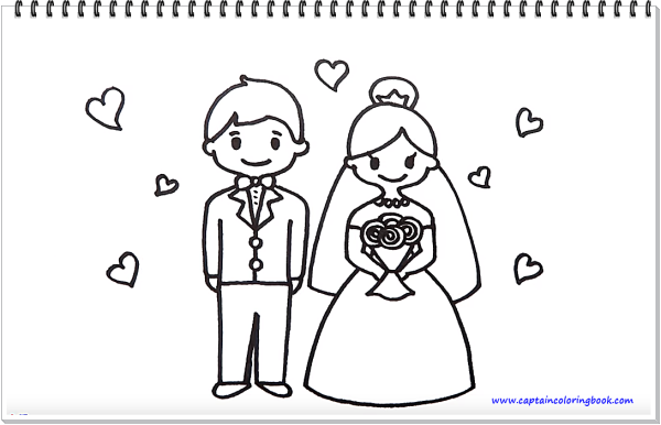 Лёгкие рисунки на свадьбу