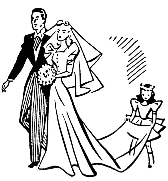 Иллюстрации к свадебному маршу