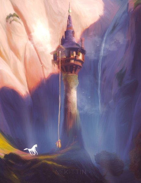 Башня Рапунцель сказка