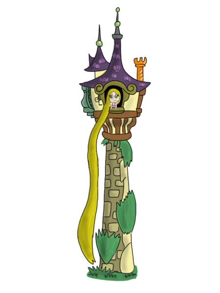 Макет башни Рапунцель