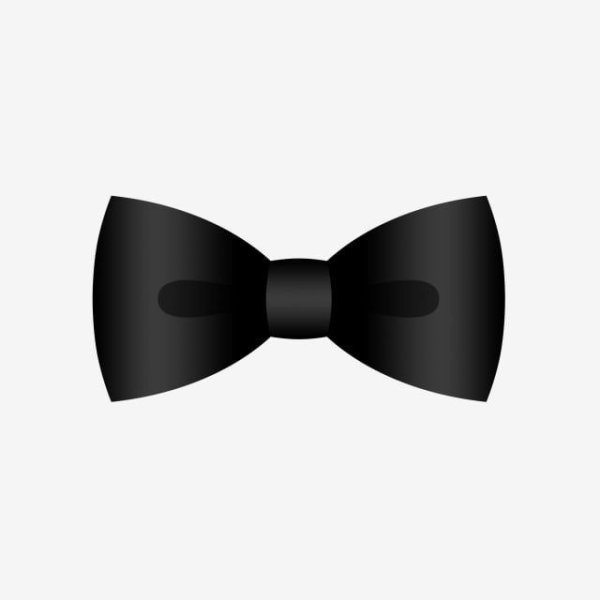 Галстук бабочка нарисованная