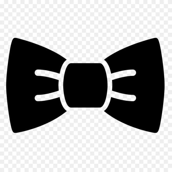 Галстук бабочка силуэт