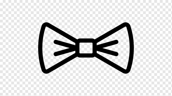 Галстук бабочка вектор