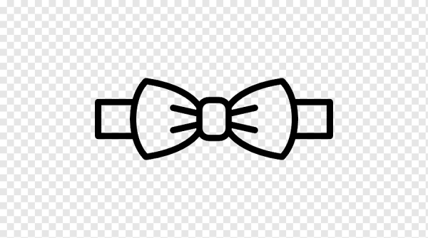 Галстук бабочка трафарет