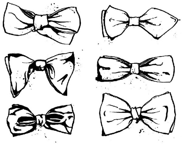 Бабочка мужская вектор