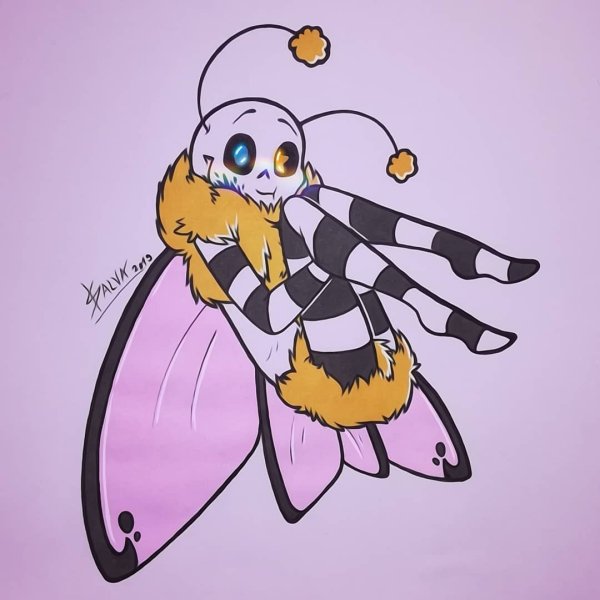 Инк Санс бабочка