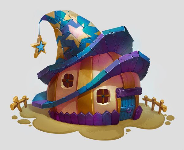 Сказочный домик волшебника