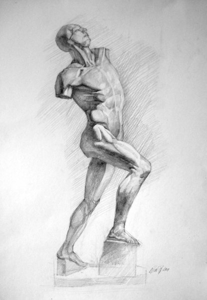 Экорше Гудона фигура