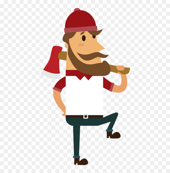 Лесоруб мультяшный