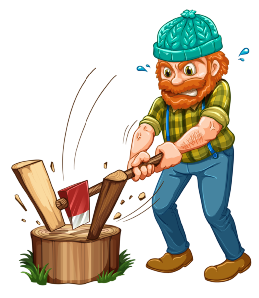 Лесоруб мультяшный