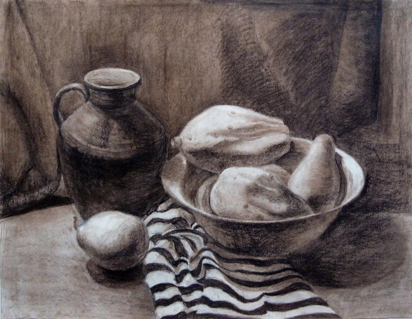 Графика мягкими материалами