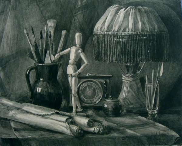 Тематический натюрморт в графике