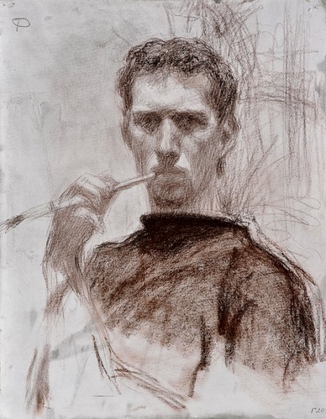 Академия Репина автопортрет