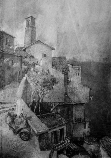 Живопись Графика соусом