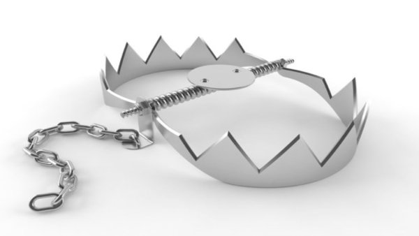 Капкан с зубьями