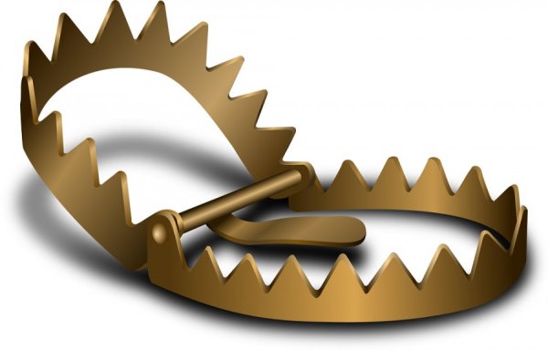 Капкан с зубьями