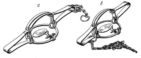 Рамочные капканы с тарелочной насторожкой