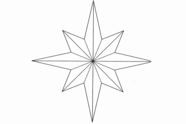 Звезда шаблон