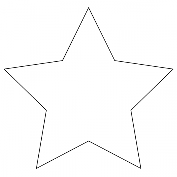 Трафарет Звёздочки