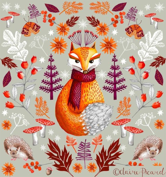 Иллюстрации с лисами